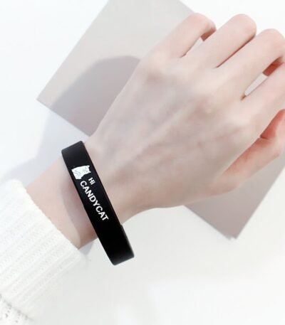Pulseira Hi Candy Cat de Gatinho de Silicone