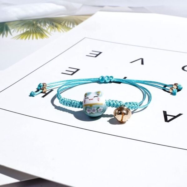 Pulseira do Gatinho da Sorte