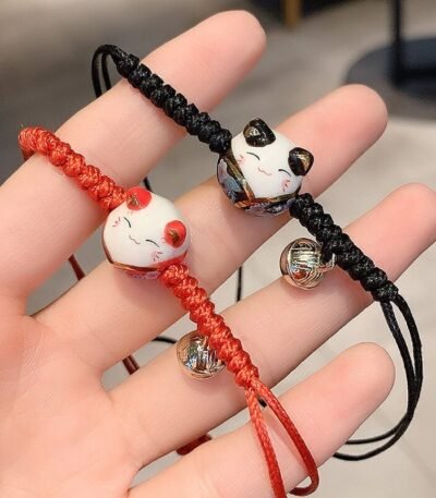 Pulseira do Gatinho da Sorte