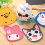 Porta Copos Emborrachado Fofo Kawaii