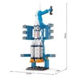 Blocos de Montar Lego Nave e Foguete Espacial