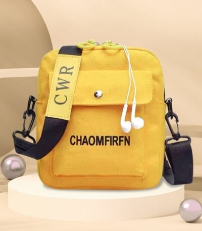 Bolsa de Ombro Shoulder Bag Streetwear Amarela