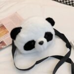 Bolsinha Urso Panda de Pelúcia