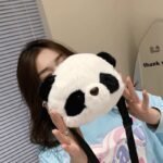Bolsinha Urso Panda de Pelúcia