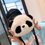 Bolsinha Urso Panda de Pelúcia