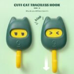 Gancho de Parede com Carinha de Gatinho