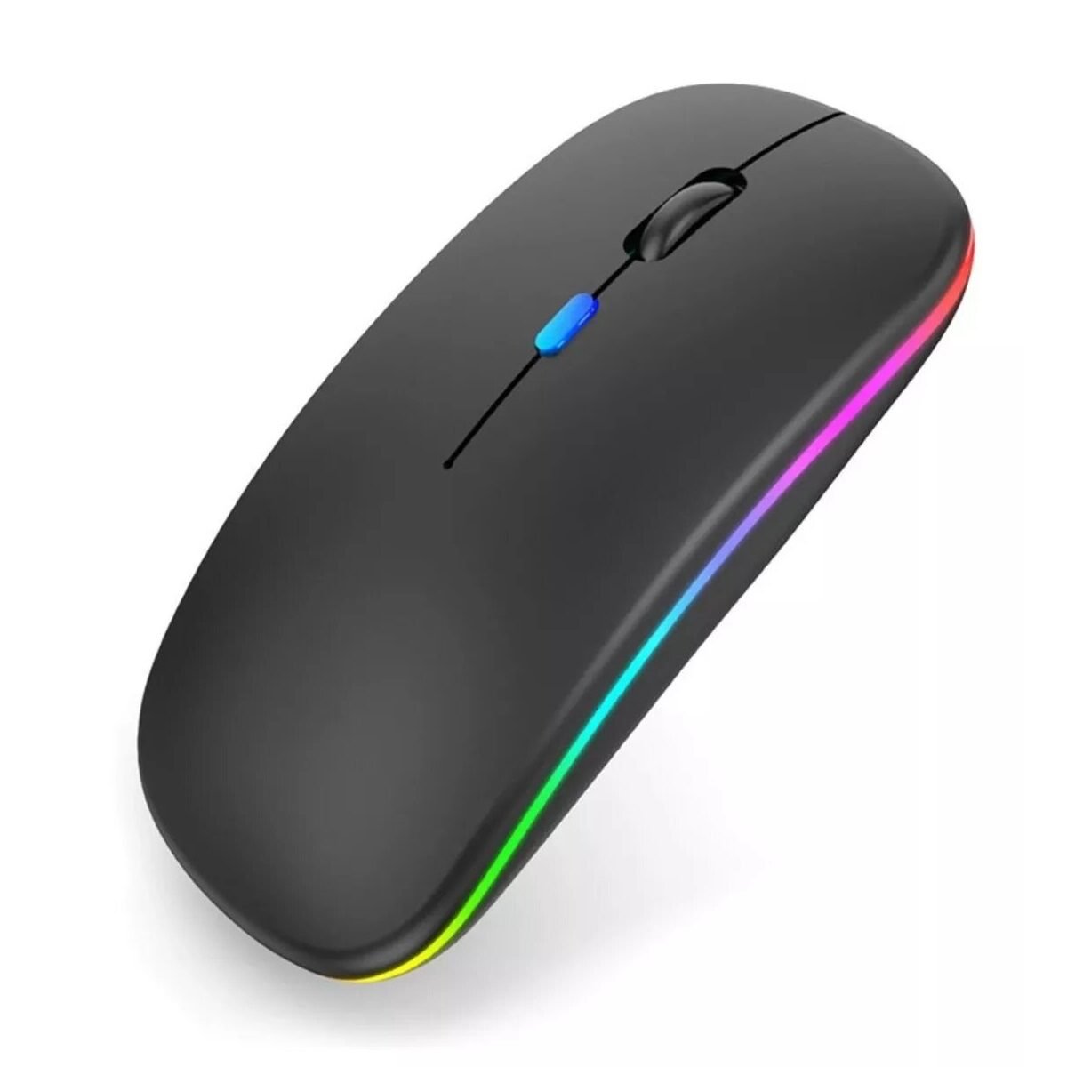 Mouse Sem Fio Recarregável Led RGB