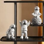3 Astronautas para Decoração Kit com 3 Peças