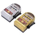 Mini Máquina de Moedas Caça-Níquel Jackpot
