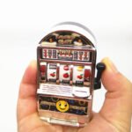 Mini Máquina de Moedas Caça-Níquel Jackpot
