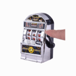 Mini Máquina de Moedas Caça-Níquel Jackpot