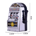 Mini Máquina de Moedas Caça-Níquel Jackpot