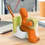 Suporte Escritório Fita Adesiva Caneta Post-it e Clips The Butt