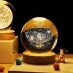 Luminária Bola de Vidro Cristal do Universo 3D