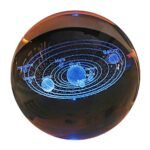 Luminária Bola de Vidro Cristal do Universo 3D