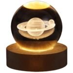 Luminária Bola de Vidro Cristal do Universo 3D