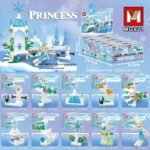 Blocos de Montar Frozen Castelo de Gelo Princesa Elsa