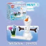 Blocos de Montar Frozen Castelo de Gelo Princesa Elsa