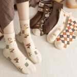 Meias Fofas Vintage Retro