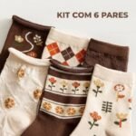 Meias Fofas Vintage Retro