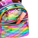Mini Mochila Brilhante Colorida