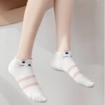 Meias Fofas de Gato Rosa