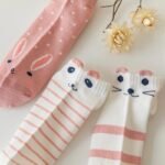 Meias Fofas de Gato Rosa