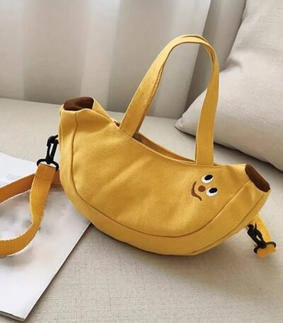 Bolsa com Formato de Banana Fofa