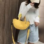 Bolsa com Formato de Banana Fofa