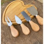 Kit 6 Facas e Talheres Para Queijo Petiscos e Frios