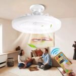 Lâmpada Led com Ventilador de Teto