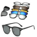 Óculos de Sol com 6 Lentes Clip On