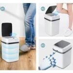 Lixeira Automática com Sensor Inteligente de Abertura Sem Toque