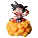 Action Figure Estátua Goku Criança na Nuvem Voadora com Dragon Ball