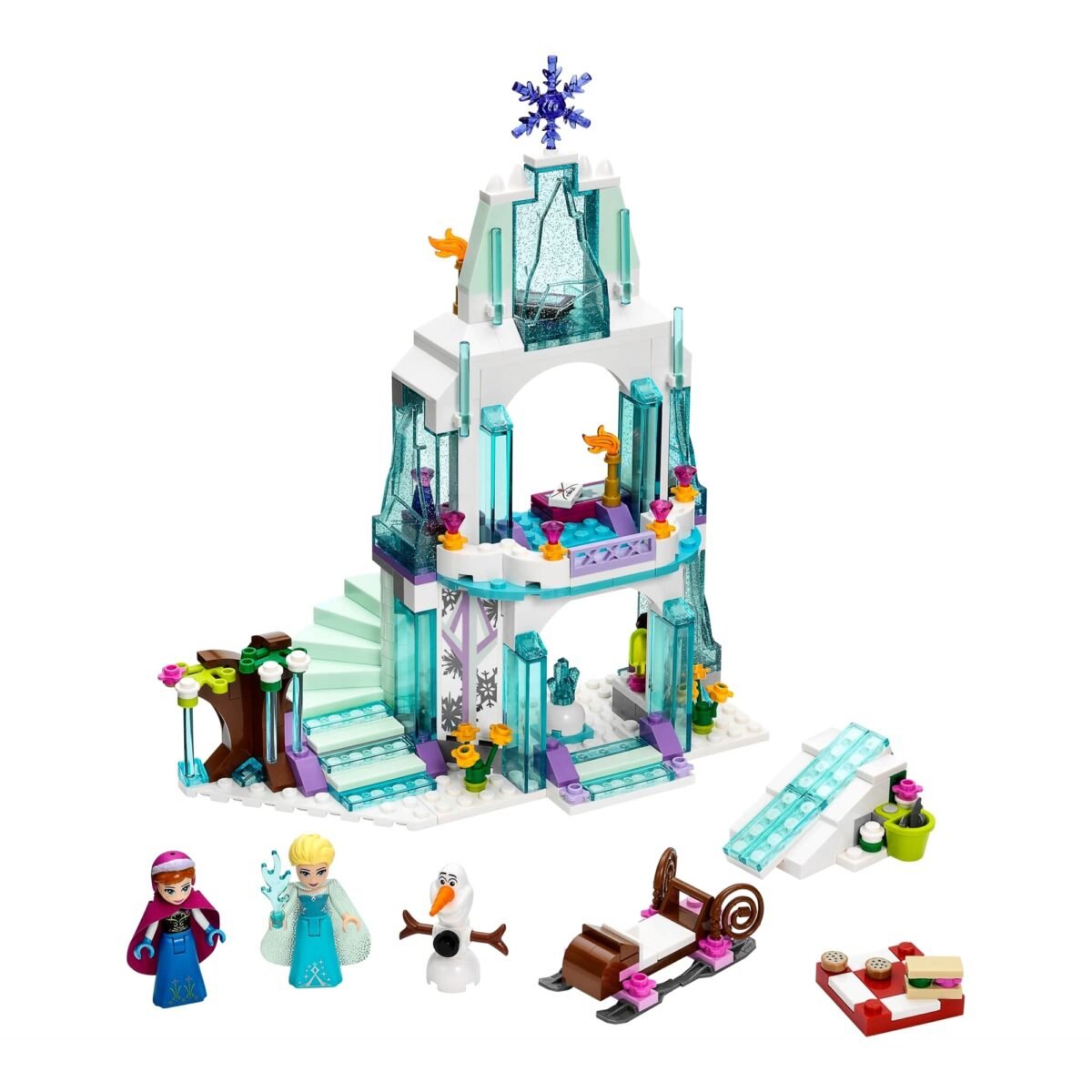 Blocos de Montar Castelo de Gelo Frozen
