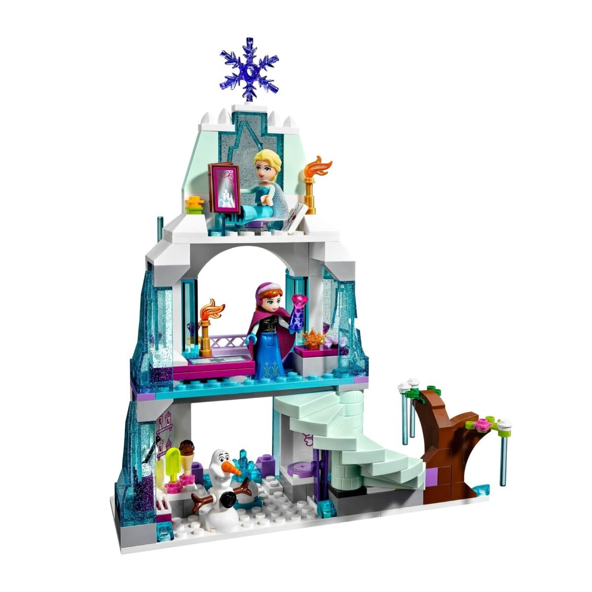 Blocos de Montar Castelo de Gelo Frozen