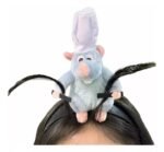 Tiara Arquinho de Pelúcia Ratatouille Chef Remy com Prendedor