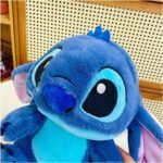 Mochila Stitch de Pelúcia Azul Fofo