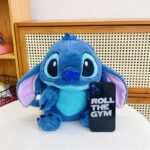 Mochila Stitch de Pelúcia Azul Fofo