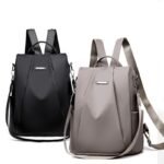 Mochila Bolsa Feminina Anti-Roubo Transversal Estilosa de Alta Capacidade para Viagem e Dia a Dia com Zíper Oculto