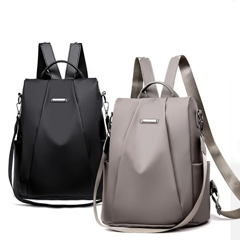 Mochila Bolsa Feminina Anti-Roubo Transversal Estilosa de Alta Capacidade para Viagem e Dia a Dia com Zíper Oculto
