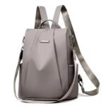 Mochila Bolsa Feminina Anti-Roubo Transversal Estilosa de Alta Capacidade para Viagem e Dia a Dia com Zíper Oculto