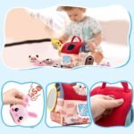 Kit Fazendinha de Pelúcia Animais com Sons Brinquedo Colorido Sensorial Educativo para Bebês e Crianças - Image 6