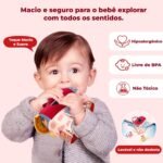 Kit Fazendinha de Pelúcia Animais com Sons Brinquedo Colorido Sensorial Educativo para Bebês e Crianças - Image 4