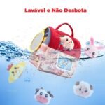 Kit Fazendinha de Pelúcia Animais com Sons Brinquedo Colorido Sensorial Educativo para Bebês e Crianças - Image 8